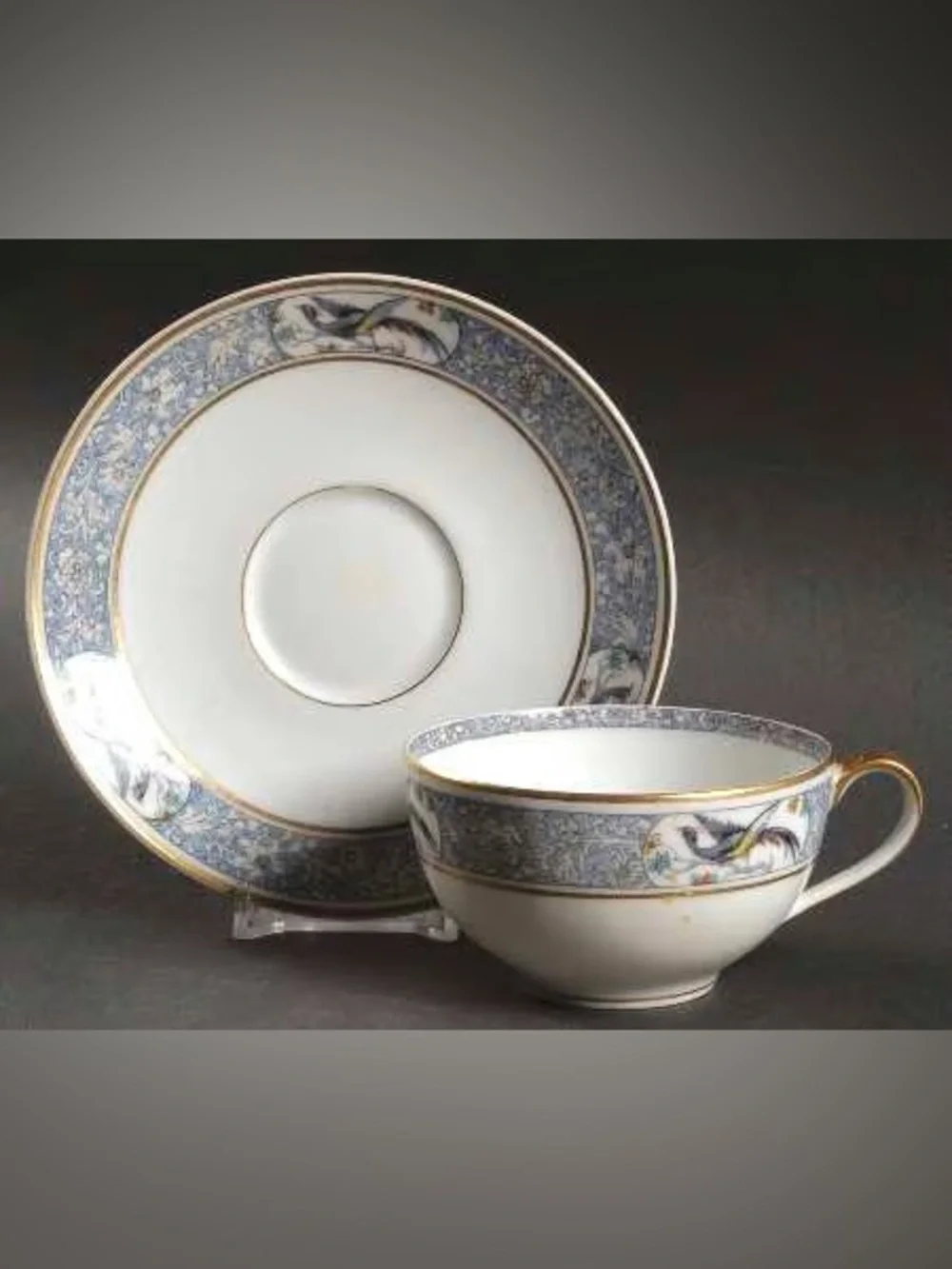 Theodore Haviland Limoges France “Rani ” Teacups & Saucers- Set of 6